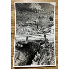 USHUAIA TIERRA DEL FUEGO ANTIGUA FOTO TIPO TARJETA POSTAL CIRCA 1965 EL RIO PIPO